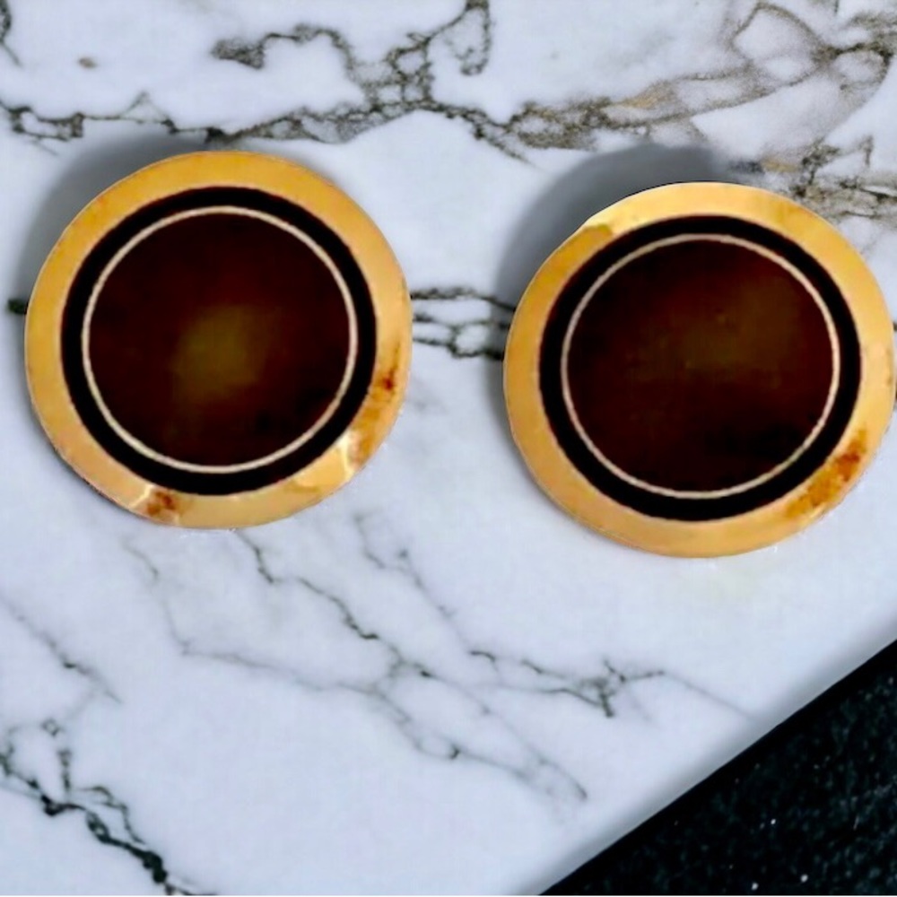 Laurel Burch Round Clip on Earrings Style Name VICTORIA - Picture 6 of 12